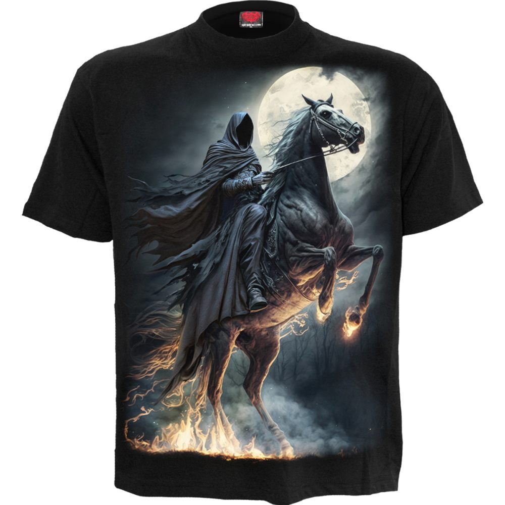 Spiral - Shadow Rider Mens T-shirt - Black
